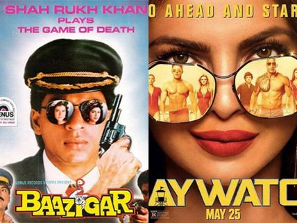 Priyanka Chopra's Baywatch Poster Copied From Shahrukh Khan's Baazigar?