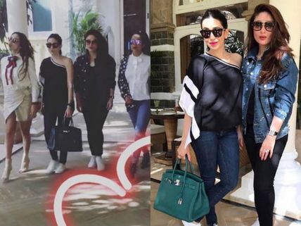 Kareena Kapoor, Malaika Arora, Karisma Kapoor & Amrita Arora Have A Girls Day Out! View Pictures