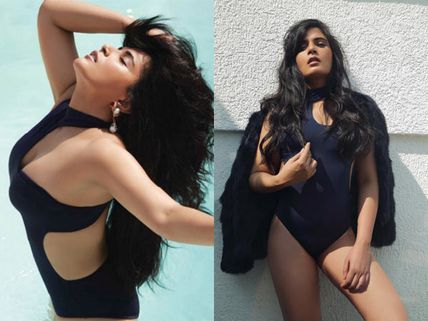 So Hot! Richa Chadha Sizzles In A Black Swimsuit, View Pics!
