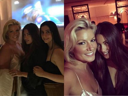 Pics! Riya Sen & Classical Singer Natalie Rushdie Hang Out At The Tajmahal Palace In Mumbai!