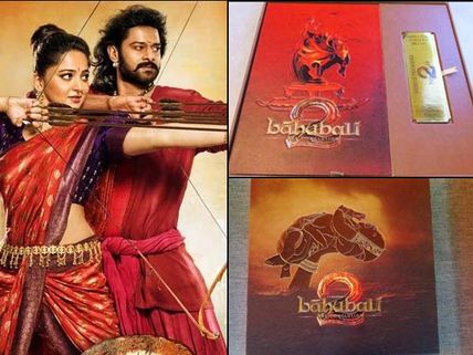 IT'S GRAND! Don't Miss The Pictures Of Baahubali 2: The Conclusion Premiere Invitation Cards!