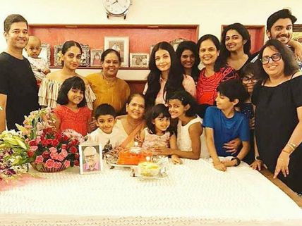 Sweet Pictures: Aishwarya Rai Bachchan & Aaradhya Celebrate Mother Vrinda Rai’s Birthday