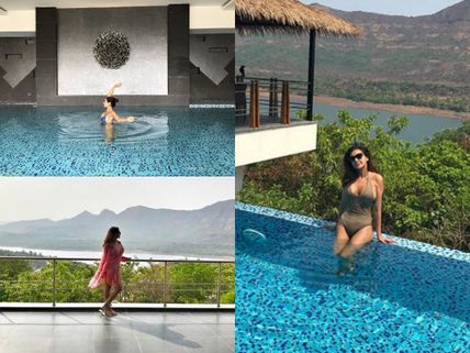 Wow! Pics Of Lisa Ray Chilling In A Swimsuit Will Make Your Monday Blues Vanish!