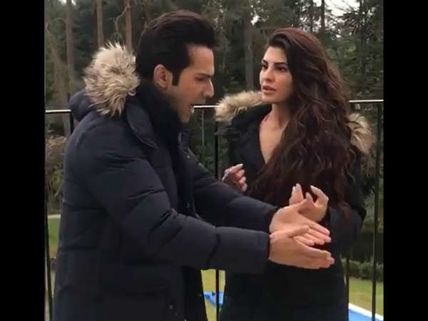 OMG! Varun Dhawan Loses His Temper At Jacqueline Fernandez On The Sets Of Judwaa 2 [VIDEO]