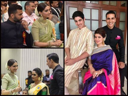 National Awards Gala: Akshay Kumar & Sonam Kapoor In Attendance With Their Family [Pictures]