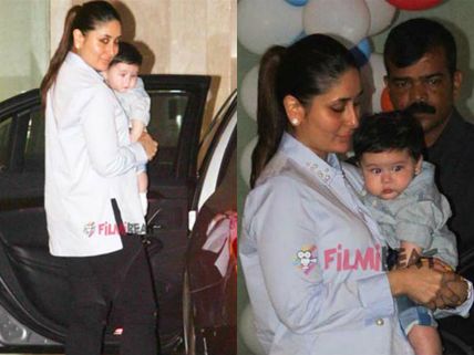 MUST SEE PICS! Kareena Kapoor Makes Taimur Wave At The Media & We Can't Stop Awwing!