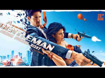 POSTER: 'A Gentleman' Sidharth Malhotra & His Lady Love Jacqueline Fernandez Have A Thing For Action