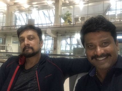 Kichcha Sudeep Surprises Prem By Baking His Favourite Chocolate Cake