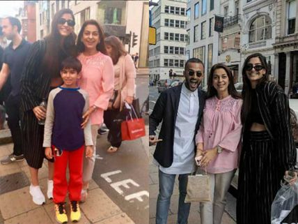 After Shahrukh Khan, Sonam Kapoor Bumps Into Juhi Chawla In London! View Pics