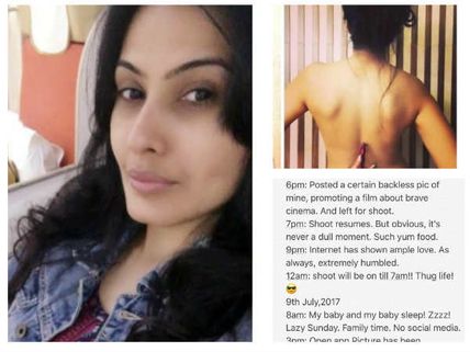 Kamya Punjabi Gives Back To The Hacker Who Deleted Her Backless Picture!