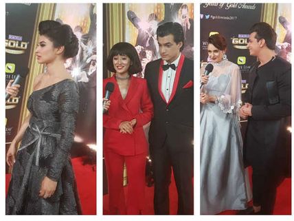 Zee Gold Awards 2017: Shivangi-Mohsin, Mouni Roy, Prince-Yuvika & Others Walk The Red Carpet