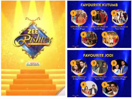 Zee Rishtey Awards 2017 Nomination List: Kumkum Bhagya’s Sriti-Shabbir & Others Nominated…