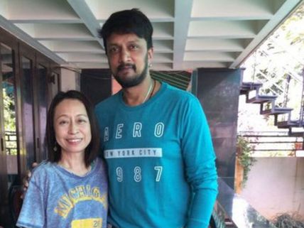 WOW! Kichcha Sudeep Has An INTERNATIONAL FAN; Has Come All The Way From JAPAN To Meet The Star!