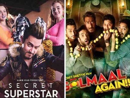 Secret Superstar & Golmaal Again: Monday Box Office Collection!