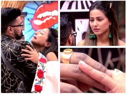 Bigg Boss 11: LOVE IS IN THE AIR! Hina Khan Has An Emotional Breakdown As Rocky PROPOSES Her!