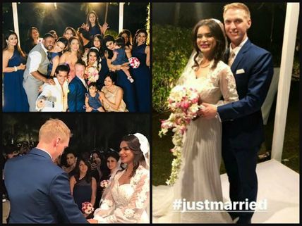 JUST MARRIED! Aashka Goradia & Brent Goble Look Like A Dream Couple; See Their FIRST WEDDING Picture