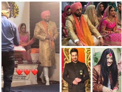 INSIDE PICS: Yeh Hai Mohabbatein’s Sangram Singh Gets Married: Krishna Mukherjee & Aly Goni Attend!