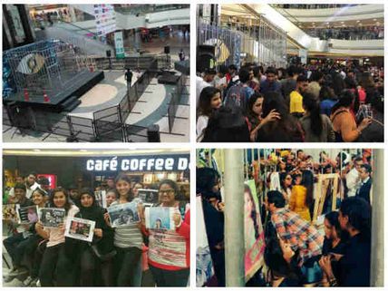 Bigg Boss 11: Stage Is All Set! Hina, Vikas & Shilpa's Fans Gather At The Mall In Huge Numbers!