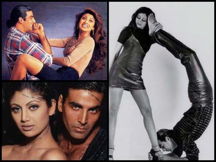 UGH, OUR EYES! This WEIRD Photoshoot Of Ex-lovers Akshay Kumar & Shilpa Shetty Will Make You Cringe