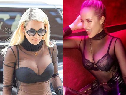 Hot Girls Flaunting Their Bra In Transparent Tops! Hot Pictures