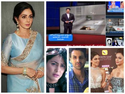 Sridevi Death: Hina Khan, Vivek Dahiya & Other TV Stars SLAM Media; #LetHerRestInPeace Trending!