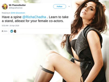 Richa Chadda Is A HYPOCRITE, Twitterati Hits Out For Defending Saroj Khan's Casting Couch Comments!