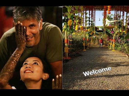 First Pictures! Milind Soman- Ankita Konwar's Wedding Preparations Going In Full Swing In Alibaug