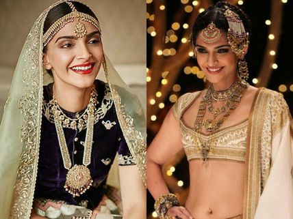 5 Pictures Of Sonam Kapoor Dressed As An Elegant Bride!