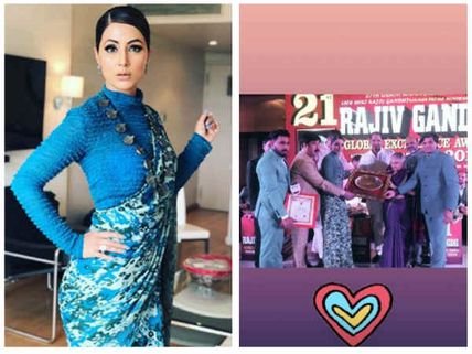 Bigg Boss 11’s Hina Khan Bags Rajiv Gandhi Global Excellence Award 2018