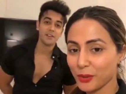Hina Khan & Luv Tyagi Meet Again, This Time They Have A Message For LuvIna Fans!
