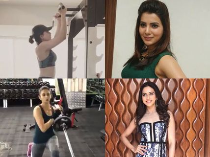 Video Alert! Samantha Akkineni And Rakul Preet Take The Fitness Challenge
