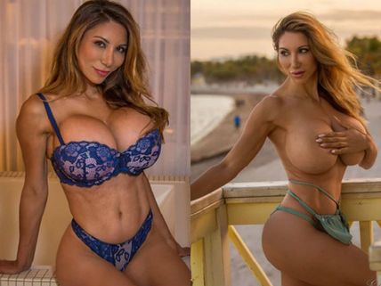 Good Lord! We're Surprised How Elle Matthews Bra Hasn't BLASTED Yet! Hot Pictures