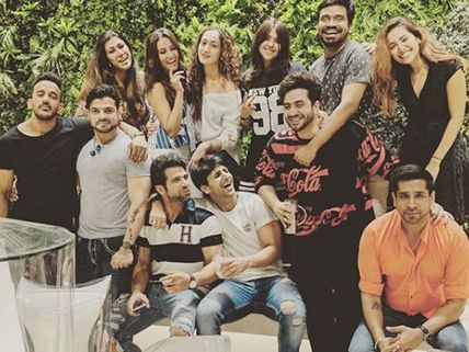 PICS: Ekta Kapoor Throws Terrace Party; Karan Patel & Ankita Bhargava Back In The Scene! 