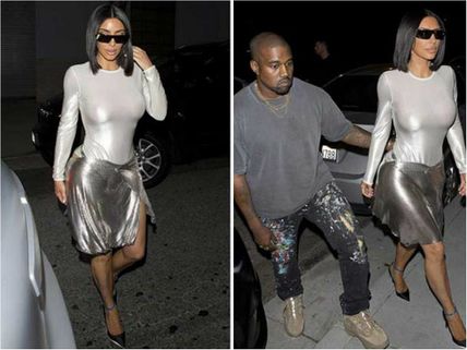 Kim Kardashian Goes Braless, Shows Off Her World Famous Assets!