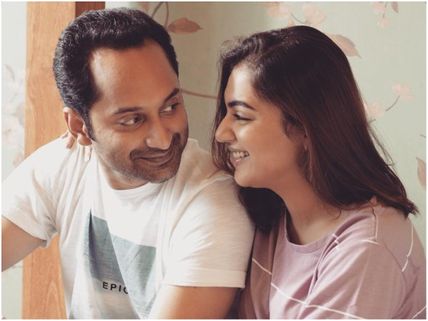 Nazriya Nazim Sends Out A Cute Little Birthday Wish To Hubby Fahadh Faasil!