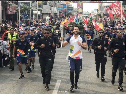 Shaheer Sheikh Bears The Torch At The 18th Asian Games, Shares The Proud Moment On Instagram