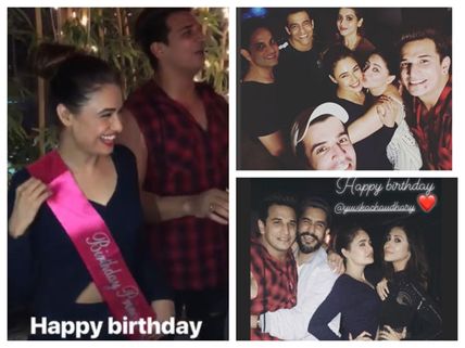 Yuvika Choudhary Celebrates Birthday With Fiance Prince Narula & Friends Suyyash, Kishwer & Others