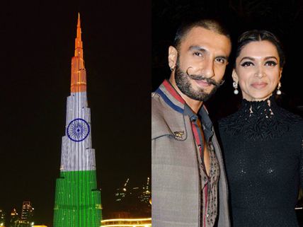 Dubai's Burj Khalifa Celebrates Deepika Padukone & Ranveer Singh's Wedding Announcement! Watch Video