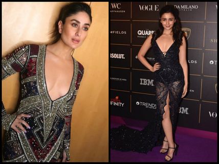 UFF! Kareena Kapoor & Alia Bhatt Just Wore The RISKIEST Gown At Vogue Award; Set The Tongues Wagging
