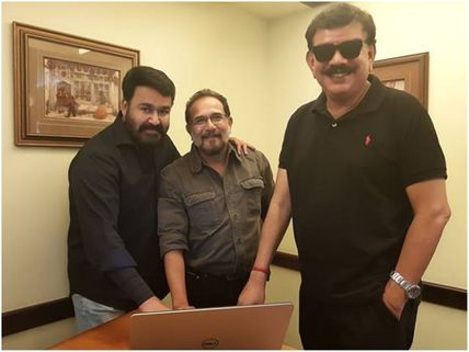 Mohanlal, Priyadarshan & Sabu Cyril Launch The Facebook Page Of This Director's Upcoming Movie!