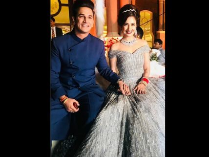 Prince Narula & Yuvika Chaudhary Look Every Bit Like A Royal Couple At Their Chandigarh Reception!