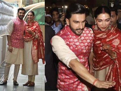 Newlyweds Ranveer Singh & Deepika Padukone Return Back To Mumbai [SEE AIRPORT PICS]