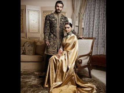 Ranveer Singh Shares A Dreamy Pic With Wife Deepika Padukone From His Bangalore Wedding Reception