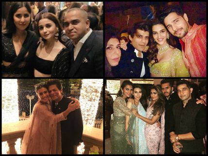 INSIDE Pics From Shahrukh Khan's Diwali Bash: Alia Bhatt AVOIDS Sidharth; Poses With Katrina Kaif