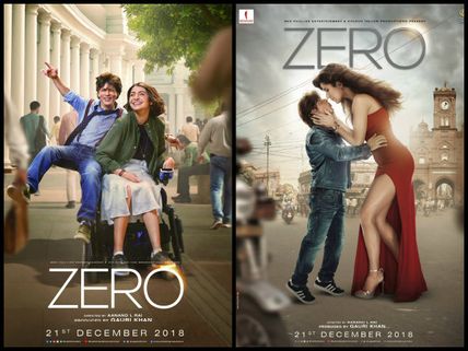 WE’RE SHOOK! Zero Posters Featuring Shahrukh Khan With Katrina Kaif & Anushka Sharma Are Out 