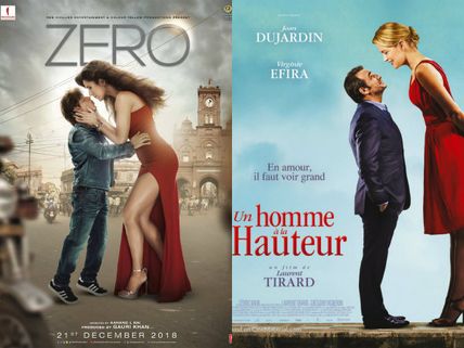 Shahrukh Khan's Zero Poster Copied From The French Movie Un Homme À La Hauteur?