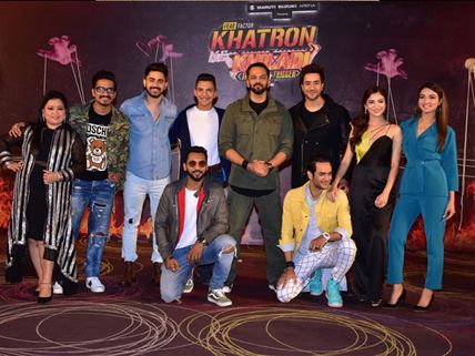 Vikas Gupta, Bharti Singh, Jasmin & Other Contestants At Khatron Ke Khiladi 9 Press Meet! PICS
