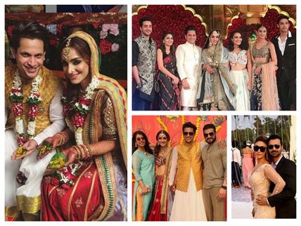 Erica Fernandes, Parth Samthaan, Sriti Jha, Karan Patel & Others Attend Chloe & Aslam’s Wedding