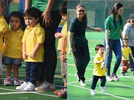 Taimur Participates In His First Sports Day At School, Wins Gold Medal! View Pictures