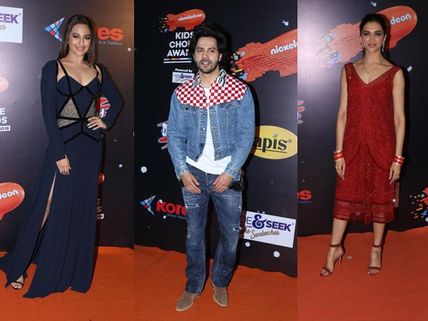 Kids Choice Awards 2018: Bollywood Heartthrobs Deepika, Varun, Alia, Sonakshi Dazzle On Red Carpet!